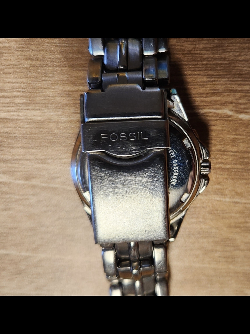 Fossil Stainless Steel Watch with Blue Dial - Picture 3 of 5